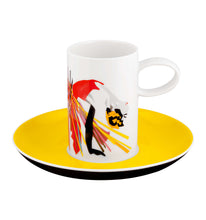 Load image into Gallery viewer, Vista Alegre Tchaikovsky Coffee Cups and Saucers, Set of 4