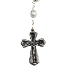 Load image into Gallery viewer, Our Lady of Fatima Made in Portugal Elegant White Pearl Rosary