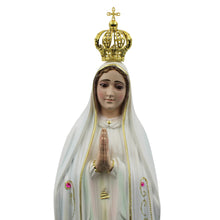 Load image into Gallery viewer, 20" Our Lady Of Fatima Virgin Mary White Religious State, #1035
