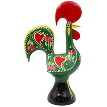 Load image into Gallery viewer, Traditional Hand-Painted Portuguese Good Luck Rooster Metal Figurine, 11.25"