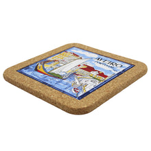 Load image into Gallery viewer, Aveiro Portugal Canal Scene Tile & Cork Trivet