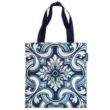 Load image into Gallery viewer, 100% Cotton Azulejo Tile Themed Made in Portugal Reusable Tote Bag