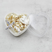 Load image into Gallery viewer, Our Lady of Fatima Rosary with Cream Oval Beads, Medallion, and Case