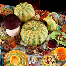 Load image into Gallery viewer, Bordallo Pinheiro Pumpkin Pasta Plate, Set of 2