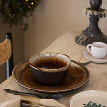 Load image into Gallery viewer, Casafina Poterie 10" Mocha Latte Dinner Plates Set