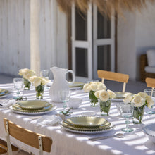 Load image into Gallery viewer, Costa Nova Pearl Lilly Green Dinner Plate Set