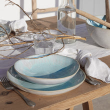 Load image into Gallery viewer, Casafina Eivissa 11" Sea Blue Dinner Plate Set