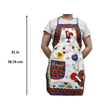 Load image into Gallery viewer, 100% Cotton Traditional Portuguese Rooster Kitchen Apron - Various Colors
