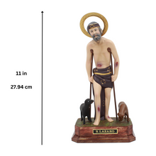 Load image into Gallery viewer, 11" Inch Saint Lazarus Religious Statue Made in Portugal