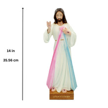 Load image into Gallery viewer, 14" Hand-painted Divine Mercy Religious Statue Made in Portugal