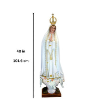 Load image into Gallery viewer, 40" Our Lady Of Fatima Statue Made in Portugal #1039