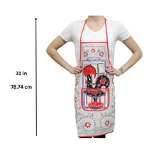 Load image into Gallery viewer, 100% Cotton Traditional Portuguese Rooster Kitchen Apron - Various Colors