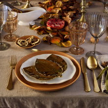 Load image into Gallery viewer, Costa Nova Silvina Terracotta Orange Appetizer Plate Set