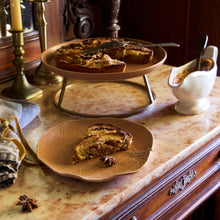 Load image into Gallery viewer, Costa Nova Silvina Terracotta Orange Salad/Dessert Plate Set