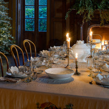 Load image into Gallery viewer, Costa Nova Silvina Fennel White Low Serving Bowl