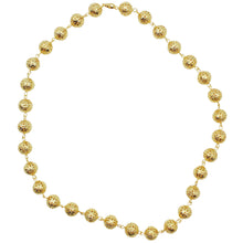 Load image into Gallery viewer, Portuguese Filigree Gold-Tone Necklace – Traditional Handcrafted Design
