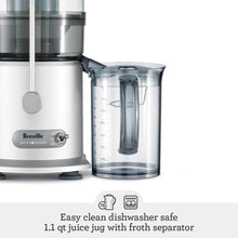Load image into Gallery viewer, Breville JE98XL Juice Fountain Plus Centrifugal Juicer, Brushed Stainless Steel