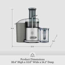 Load image into Gallery viewer, Breville JE98XL Juice Fountain Plus Centrifugal Juicer, Brushed Stainless Steel