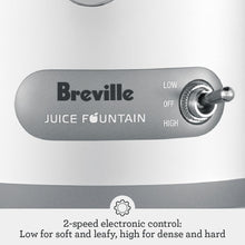 Load image into Gallery viewer, Breville JE98XL Juice Fountain Plus Centrifugal Juicer, Brushed Stainless Steel
