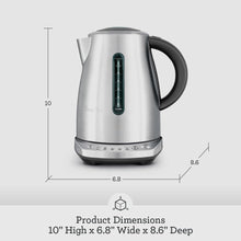 Load image into Gallery viewer, Breville BKE720BSS Temp Select Electric Kettle, Brushed Stainless Steel