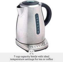 Load image into Gallery viewer, Breville BKE720BSS Temp Select Electric Kettle, Brushed Stainless Steel