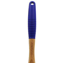 Load image into Gallery viewer, Portuguese Azulejo Silicone Baking Spatula with Rooster Design & Wooden Handle