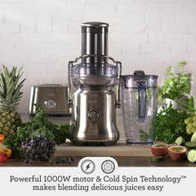 Load image into Gallery viewer, Breville BJE530BSS Juice Fountain Cold Plus Juicer, Brushed Stainless Steel