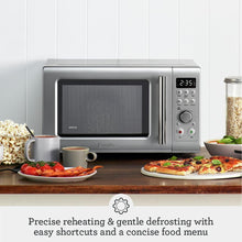 Load image into Gallery viewer, Breville BMO650SIL1BUC1 the Compact Wave Soft Close Microwave, Silver