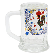 Load image into Gallery viewer, Traditional Portuguese Barcelos Rooster Glass Shot Glasses - Set of 4