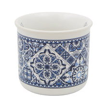 Load image into Gallery viewer, Portuguese Blue Tile Azulejo Ceramic Espresso Cup, 2.5 oz.