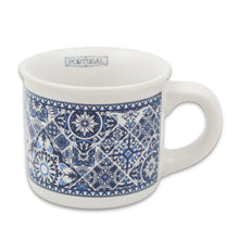 Load image into Gallery viewer, Portuguese Blue Tile Azulejo Ceramic Espresso Cup, 2.5 oz.