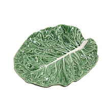 Load image into Gallery viewer, Bordallo Pinheiro Cabbage 14" Fruit Platter