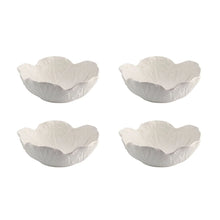 Load image into Gallery viewer, Bordallo Pinheiro Cabbage 17 oz. Beige Cereal Bowl, Set of 4