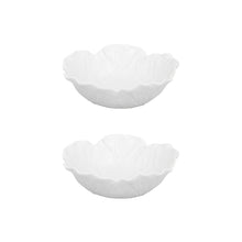 Load image into Gallery viewer, Bordallo Pinheiro Cabbage 27 oz. Beige Salad Bowl, Set of 2