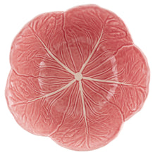 Load image into Gallery viewer, Bordallo Pinheiro Cabbage Pink Salad Bowl