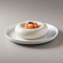 Load image into Gallery viewer, Costa Nova Resonance White Deep Round Wavy Plate Set