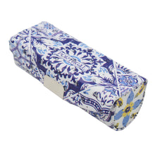 Load image into Gallery viewer, Portuguese Blue & White Azulejo Inspired Lipstick Holder with Built-in Mirror