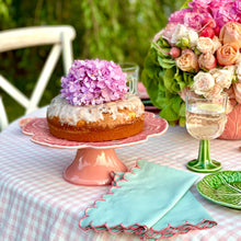 Load image into Gallery viewer, Bordallo Pinheiro Cabbage Pink Cake Stand
