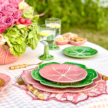 Load image into Gallery viewer, Bordallo Pinheiro Cabbage Pink Dessert Plate, Set of 4