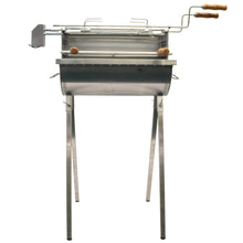 Load image into Gallery viewer, Aisi 304 Stainless Steel BBQ Grill with Motor and Accessories, Handmade and Welded in Portugal