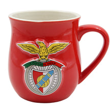 Load image into Gallery viewer, Officially Licensed Benfica Mug and Keychain Set in Gift Box - Red Mug & Keychain with Benfica Logo