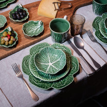 Load image into Gallery viewer, Bordallo Pinheiro Cabbage 20 Piece Dinnerware Set