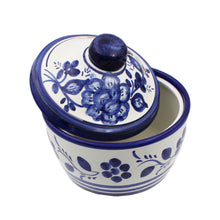 Load image into Gallery viewer, Hand-painted Portuguese Pottery Clay Terracotta Decorative Dish with Lid