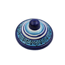 Load image into Gallery viewer, Hand-painted Portuguese Pottery Clay Terracotta Decorative Dish with Lid