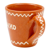 Load image into Gallery viewer, Set of 4 Portuguese Terracotta Wine Cups – Traditional Clay Vinho Cups Handcrafted in Portugal