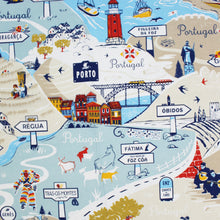 Load image into Gallery viewer, 100% Cotton Portuguese Cities Made in Portugal Tablecloth