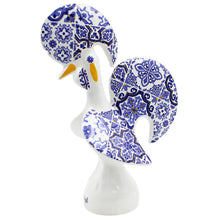 Load image into Gallery viewer, Traditional Portuguese Blue & White Tile Azulejo Ceramic Good Luck Rooster