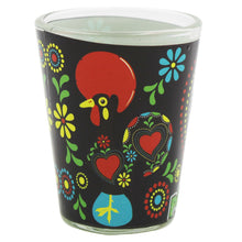 Load image into Gallery viewer, Traditional Portuguese Rooster Shot Glasses Galo Barcelos Design, Set of 4