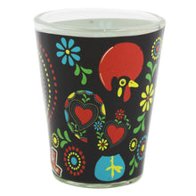 Load image into Gallery viewer, Traditional Portuguese Rooster Shot Glasses Galo Barcelos Design, Set of 4