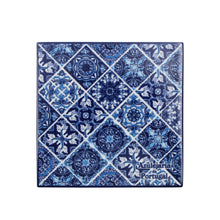 Load image into Gallery viewer, Traditional Blue Tile Azulejo Portuguese Ceramic Coffee Mug with Coaster